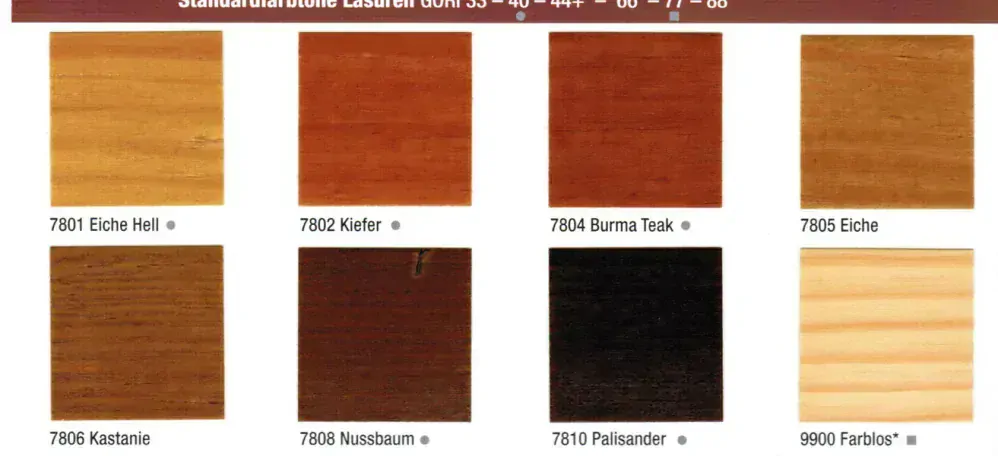 GORI 44+ tenkovrstvá lazura 7806 Kastanie 2,5 L