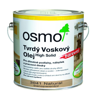 Osmo 3041 Natural 0,75l tvrdý voskový olej Effekt