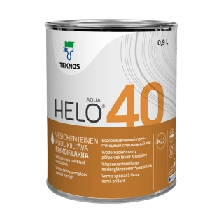 TEKNOS HELO Aqua lak na dřevo - pololesklý 0,9 L s UV filtry