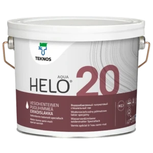 TEKNOS HELO Aqua lak na dřevo - polomatný 2,7 L s UV filtry