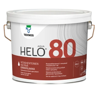 TEKNOS HELO Aqua lak na dřevo - lesklý 2,7 L s UV filtry