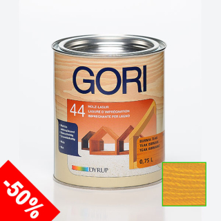 GORI 44 tenkovrstvá lazura 7801 Eiche Hell 0,75 L